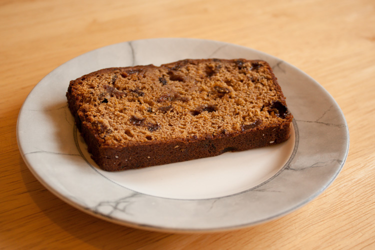 Slice of tea loaf