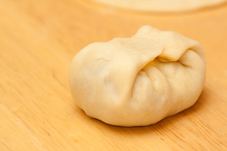 Folded Eccles cake