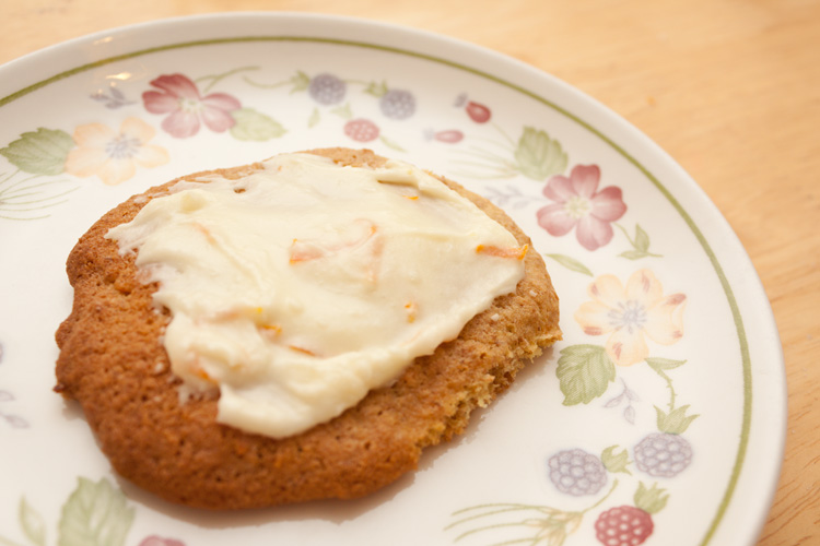 Orange Drop Cookie with Icing