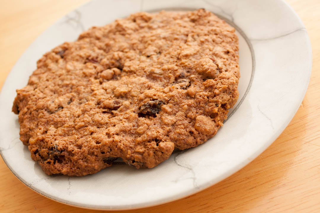 A Breakfast Cookie on a plate.